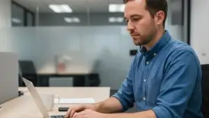 hr practitioner in an office